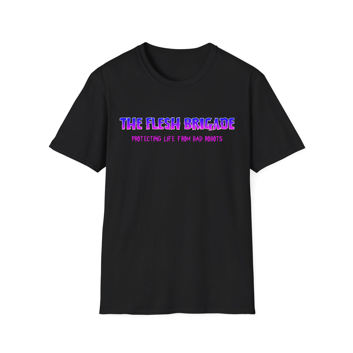 Black OG Shirt | Blue/Magenta Fade