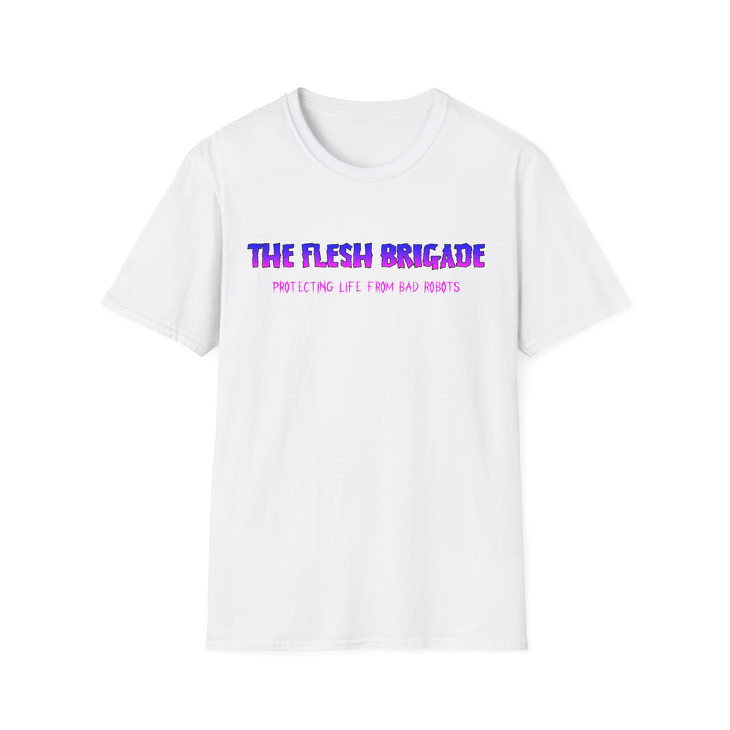 White OG Shirt | Blue/Magenta Fade