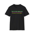 T-Shirt — "The Flesh Brigade: Protecting Life From Bad Robots" Neon Graphic Tee