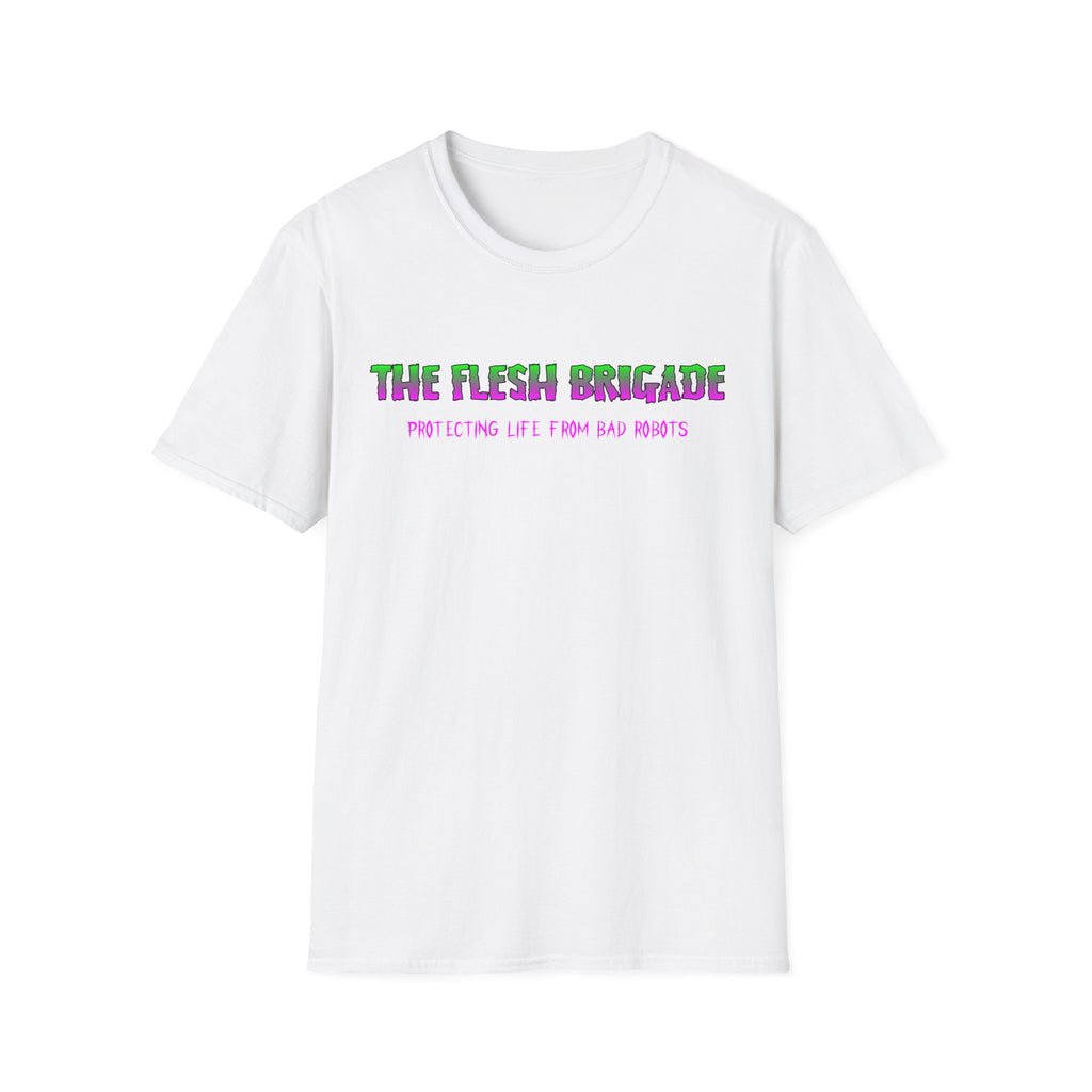 White OG Shirt | Green/Magenta Fade