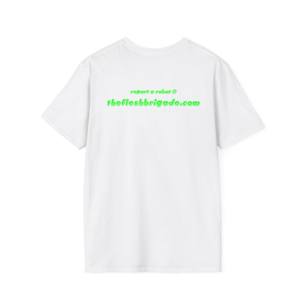 White OG Shirt | Green/Yellow Fade