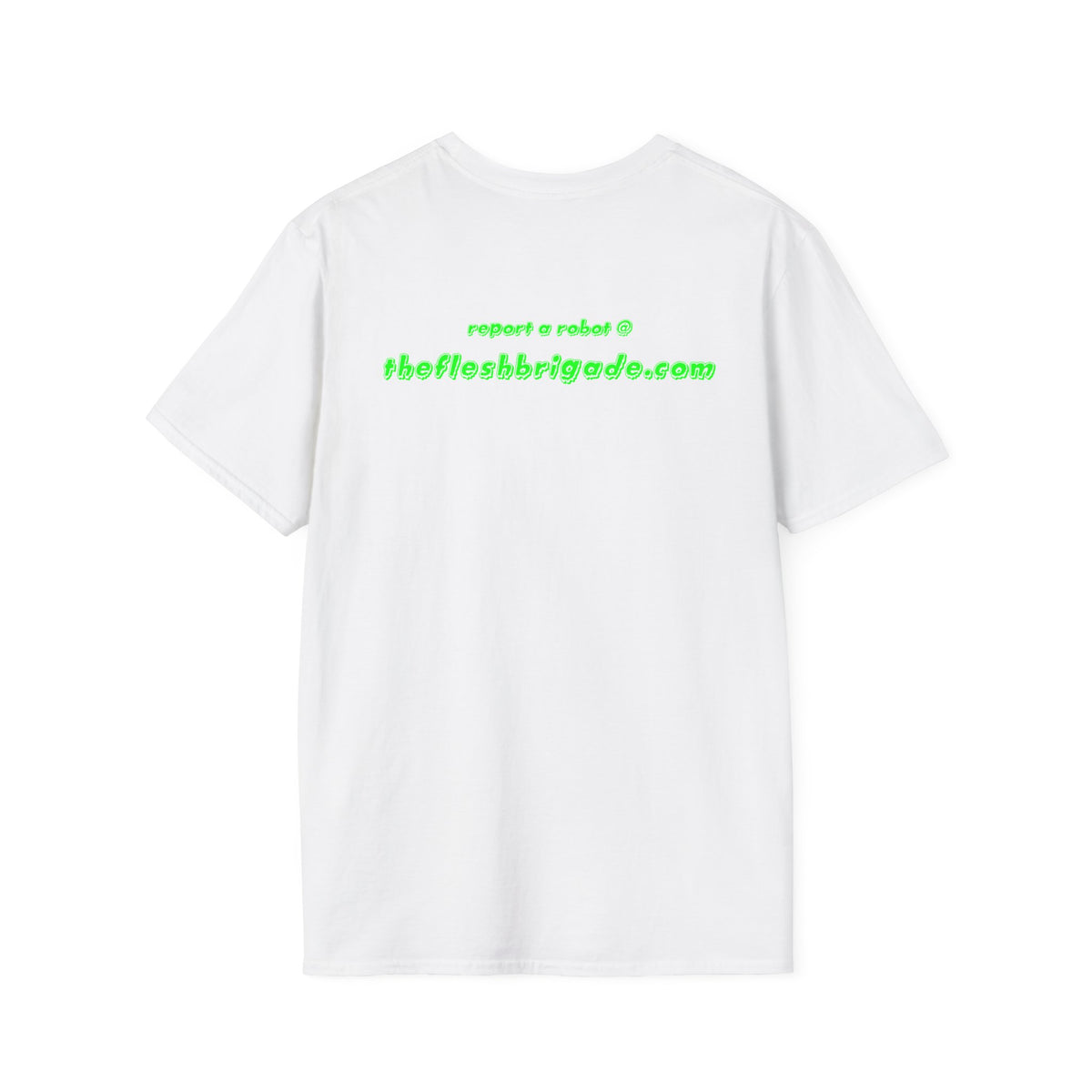 White OG Shirt | Green/Yellow Fade