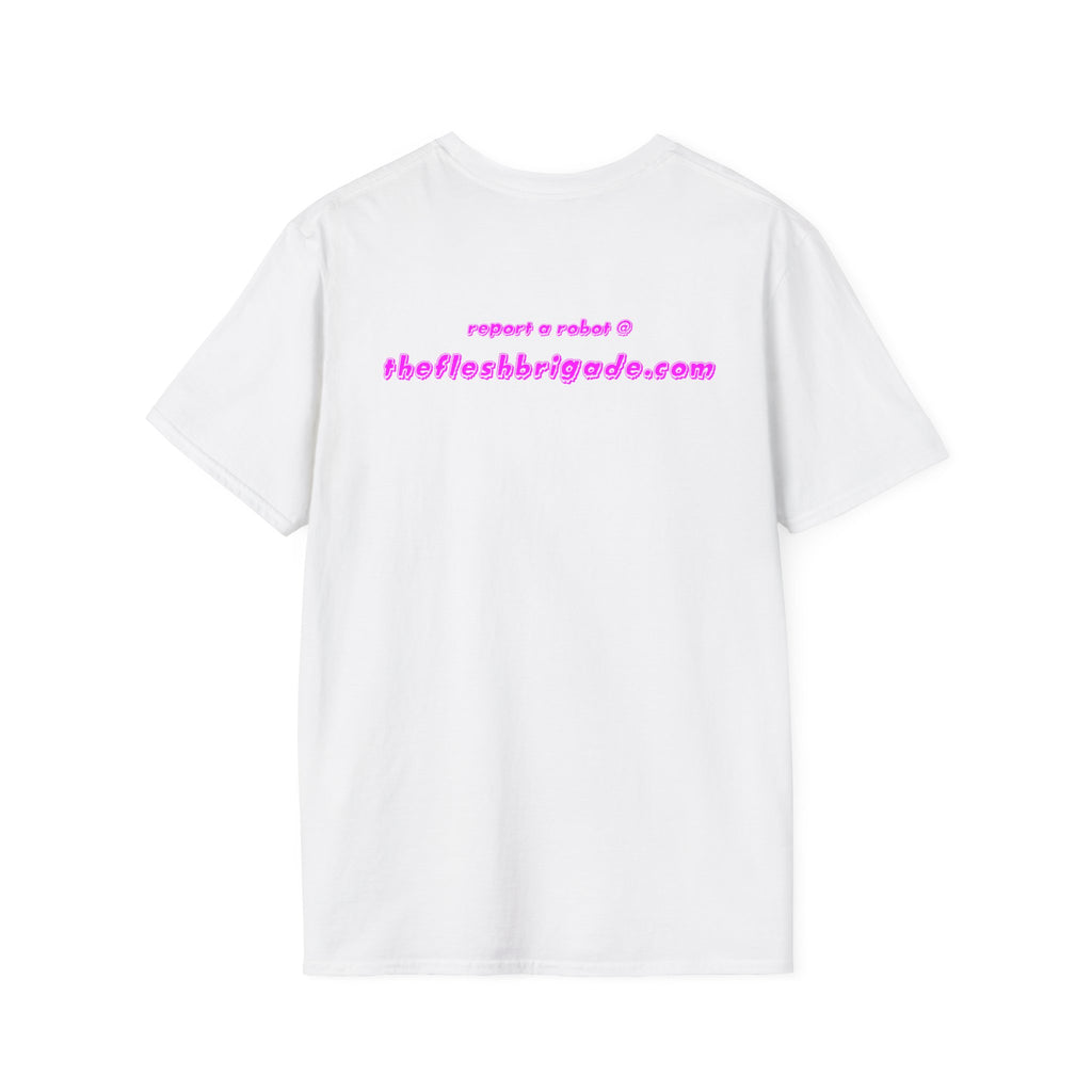 White OG Shirt | Blue/Magenta Fade