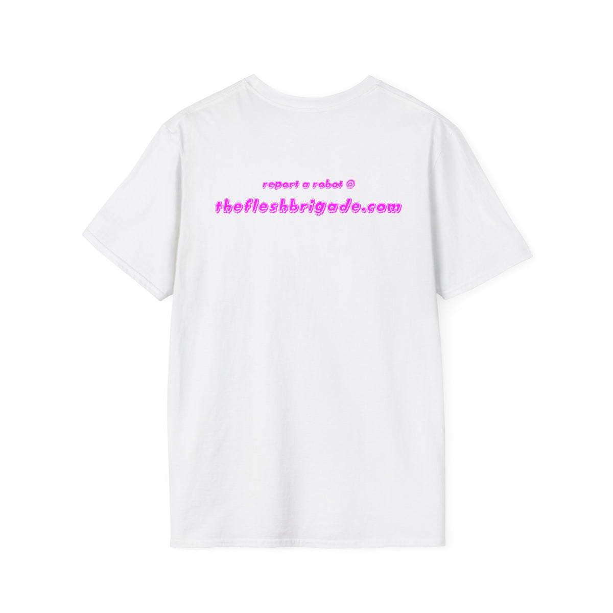 White OG Shirt | Blue/Magenta Fade