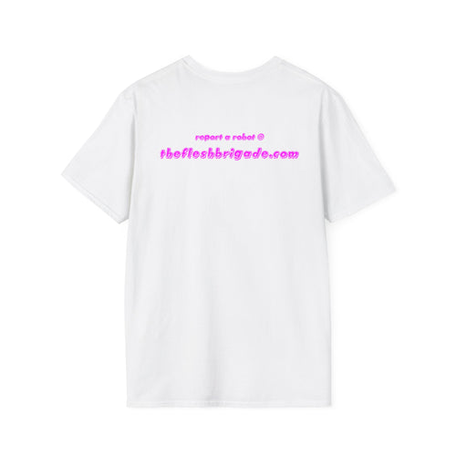 White OG Shirt | Blue/Magenta Fade